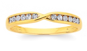 9ct-Diamond-Miracle-Set-Crossover-Band on sale