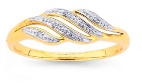 9ct-Diamond-Multi-Wave-Dress-Ring on sale
