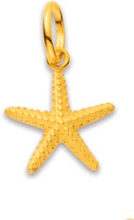 9ct-Hollow-Beaded-Starfish-Charm on sale
