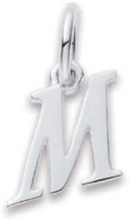 Sterling-Silver-Mini-Letter-M-Pendant on sale