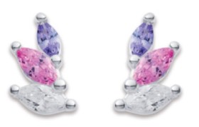 Sterling-Silver-Pink-Lavender-Cubic-Zirconia-Marquise-Studs on sale