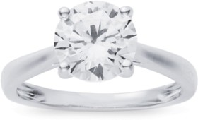 Sterling-Silver-Cubic-Zirconia-Solitaire-Ring on sale
