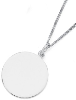 Sterling-Silver-20mm-Flat-Disc-Pendant on sale