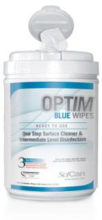 Scican-Optim-Blue-Cleaning-Disinfecting-Wipes on sale