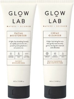Glow-Lab-Cleansers-85-100ml-or-Facial-Moisturiser-100ml on sale