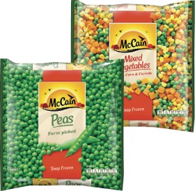 McCain-Peas-1kg-or-McCain-Vegetables-Peas-Corn-Carrots-1kg on sale