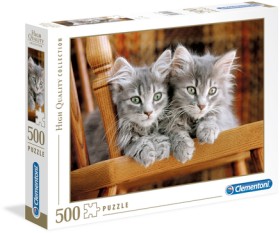 Clementoni-Two-Grey-Kittens-500-Piece-Jigsaw on sale