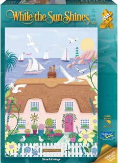While-the-Sun-Shines-Beach-Cottage-1000-Piece-Jigsaw on sale