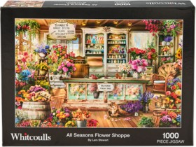 Whitcoulls-1000-Piece-Jigsaw-All-Seasons-Flower-Shoppe on sale