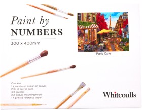 Paint-by-Numbers-Paris-Cafe-30x40cm on sale