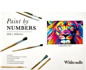 Paint-by-Numbers-Colourful-Lion-20x30cm on sale