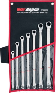 Repco-Long-Double-Ring-Spanner-Set-7-Piece on sale