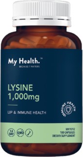 My-Health-Lysine-1000mg-Caps-100s on sale