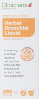 Clinicians-Herbal-Bronchial-Liquid-250ml on sale