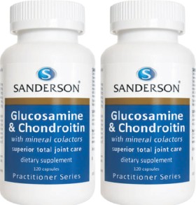 Sanderson-Glucosamine-Chondroitin-120-Capsules on sale