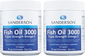 Sanderson-Fish-Oil-3000-150-Capsules on sale
