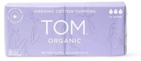 TOM-Organic-Super-Cotton-Tampons-16-Pack on sale