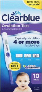 Clearblue-Advanced-Digital-Ovulation-Test-10-Tests on sale