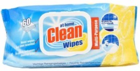 AtHome-Clean-Multi-Purpose-Wipe-Lemon-60 on sale