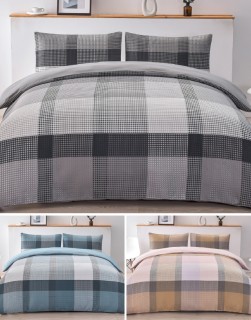 Emerald-Hill-Yarn-Dyed-Waffle-Check-Duvet-Cover-Sets on sale