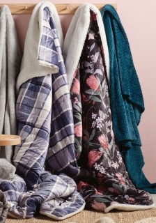 KOO-Printed-Sherpa-Reversible-Blanket on sale