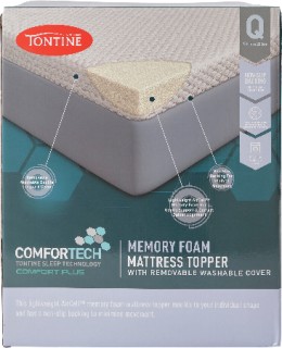 Tontine-Comfortech-Memory-Foam-Topper on sale