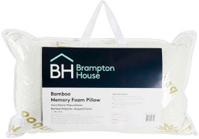 Brampton-House-Bamboo-Memory-Foam-Pillow on sale