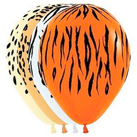 Latex-Jungle-Animal-Print-Balloons-Assorted on sale
