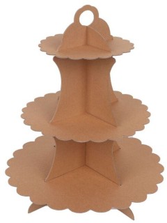 Spartys-Multi-Tiered-Cardboard-Cupcake-Stand on sale