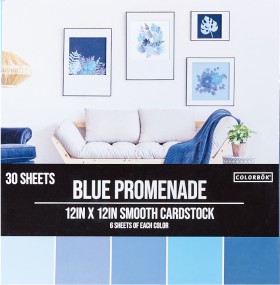 Colorbok-Blue-Promenade-12in-x-12in-Paper-Pack on sale
