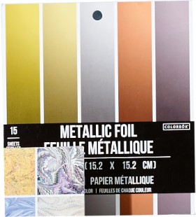 Colorbok-Metallic-Foil-Marbre-5in-x-5in-Paper-Pack on sale
