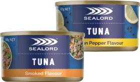 Sealord-Flavoured-Tuna-85-95g on sale