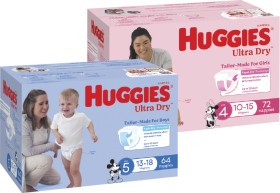 Huggies-Jumbo-Pack-Ultra-Dry-Nappies-64-96-Pack on sale