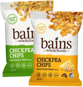 Bains-Chickpea-Chips-100g on sale