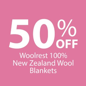 50-off-Woolrest-100-New-Zealand-Wool-Blankets on sale
