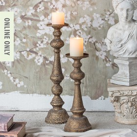 Home-Chic-Lily-Pillar-Candle-Holder on sale