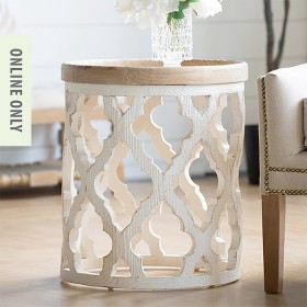 Home-Chic-Lily-Side-Table on sale