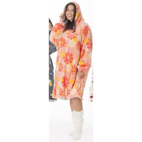 bbb-Sleep-Retro-Floral-Oversized-Hoodie on sale