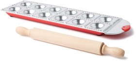 Brava-by-Stevens-Ravioli-Tray-with-Rolling-Pin on sale
