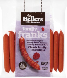 Hellers-Family-Franks-1kg on sale