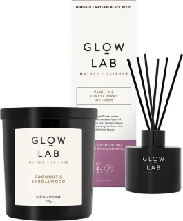 Glow-Lab-Diffuser-100ml-or-Candle-270g on sale