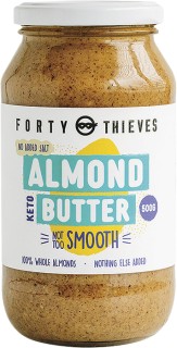Forty-Thieves-Almond-Butter-Smooth-500g on sale
