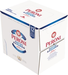 Peroni-Nastro-Azzurro-Bottles-12-Pack on sale