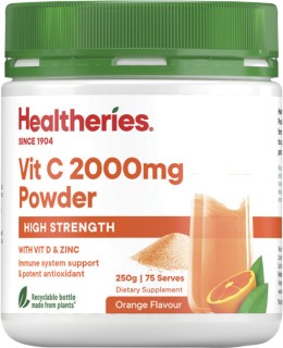 Healtheries-Vit-C-2000mg-Powder-250g on sale
