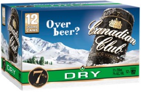 Canadian-Club-Dry-7-12-x-250ml-Cans on sale