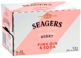 Seagers-Pink-Gin-Soda-4-or-Seagers-Gin-Tonic-Lemon-7-12-x-250ml-Cans on sale