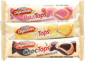 McVities-Digestives-Tops-Range-100g on sale