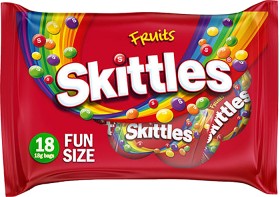 Skittles-Fruits-Fun-Size-18pk-324g on sale