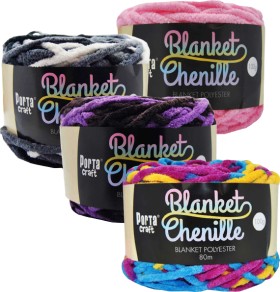 Chenille-Blanket-Yarn-80m on sale
