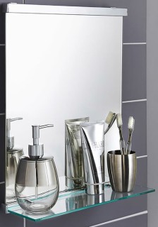 Metal-Mirror-with-Glass-Shelf on sale